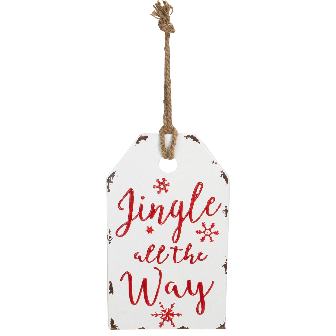 Northlight "Jingle All The Way" Metal Christmas Wall Sign - 12"